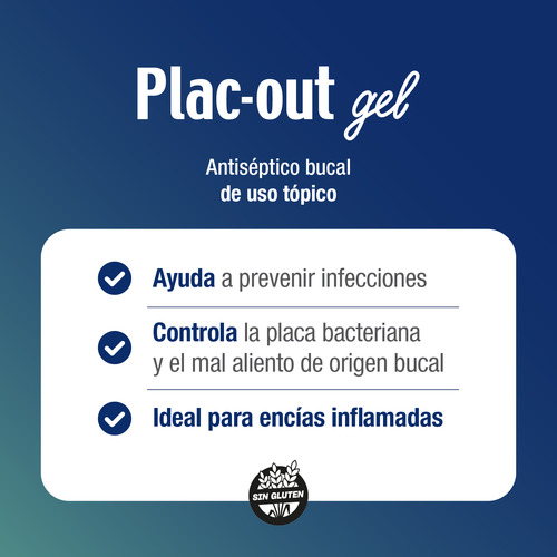 Bernabó Plac-out Gel Antiseptico Bucal X 60g