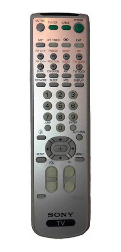Control Para Tv Sony Wega / Sony Trinitron