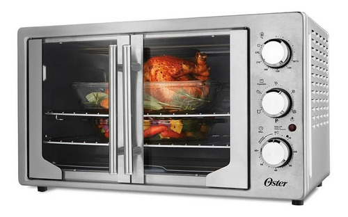 Horno Tostador Oster Puerta Estilo Francés 42l Tssttvfdxl