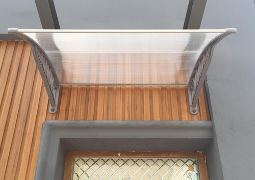Alero De Policarbonato Transparente 1 X 0,8 M Toldo Ventana