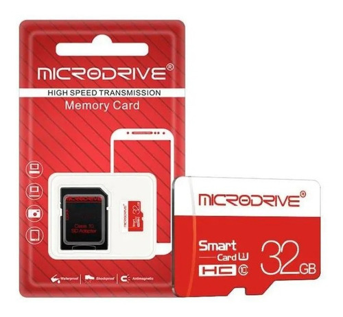 Memoria 32gb Micro Sd Microdrive Class 10 Sdhc Con Adaptador