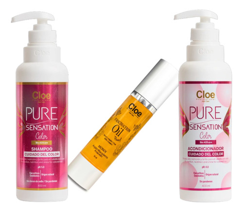 Shampoo Y Acondicionador Color Mas Oil Pearl Cloe Pack