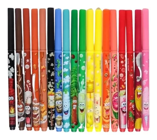 ▷ 10 rotuladores lavables Crayola con aromas 