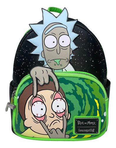 Loungefly Rick And Morty Glow In The Dark - Bolso De Hombro.