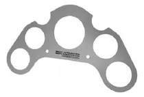 Comprar Tablero Portareloj O Rober Tipo Bumerang Línea Competicion Para : Tacometro Ø125mm Y 4 Relojes De Ø60mm Color Plata
