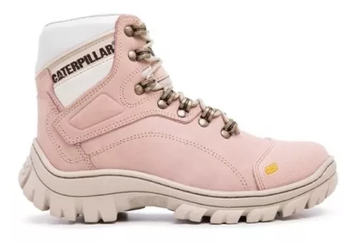 Bota Caterpillar Adventure Feminino Rosa Nude - Caterpillar