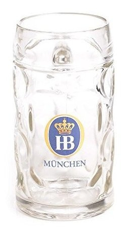 Imagen 5 de 5 de 1 X 0.5 Litros Hb Hofbrauhaus Munchen Cerveza De Vidrio Con