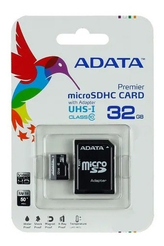 Memoria Micro Sd A Data 32gb  Uhs-i Clase 10 Original