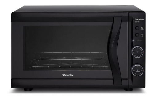 Forno de bancada elétrico Mueller Sonetto 44L preto-fosco 220V