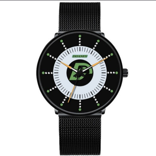 Relógio Masculino Classic Black Quartzo Pulseira Malha Aço