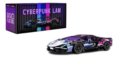 Bloques De Construcción Diy Cyberpunk Lamborghini.