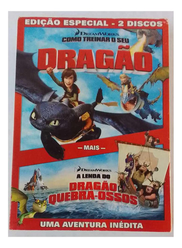 Dvd Como Treinar Seu Dragão Duplo Com 1 Filme Extra C Luva (Usado)