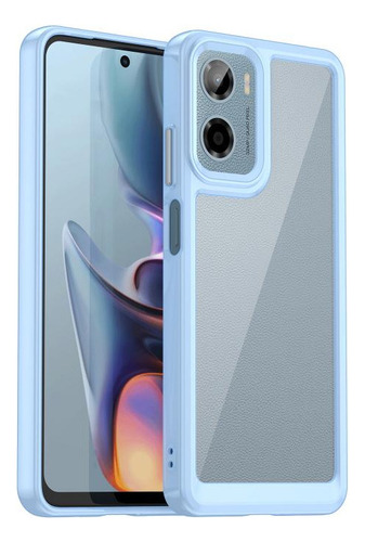 Compatible Funda De Acrílico Y Tpu For Motorola Moto E15 For Motorola
