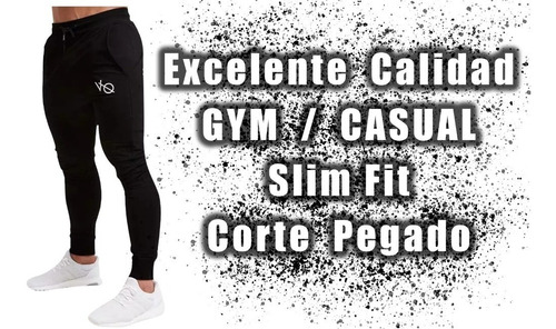 Imagen 8 de 10 de Pants Jogger Deportivo Slim Fit Vanquish Fitness V Q Bordado