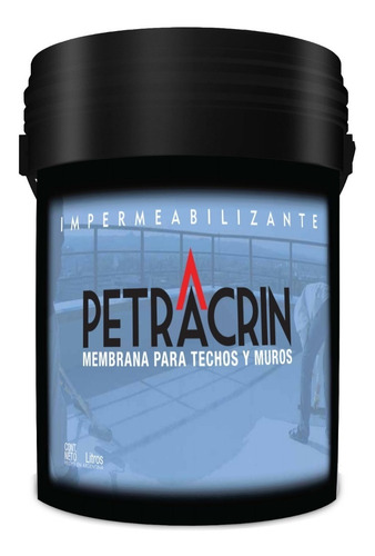 Pintura Membrana Liquida Petracrin Eco Roja 4 Kg Sin Interes