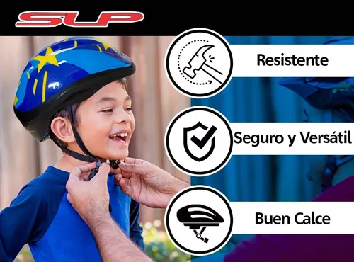 Casco Bicicleta Infantil Regulable Diseños Liviano Reforzado