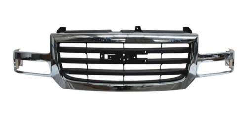 Parrilla Gmc Sierra 2005-2006-2007 Cromada S/moldura