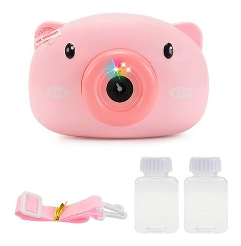 Imagen 2 de 6 de Maquina De Burbujas Automatica Cerdito Forma De Camara