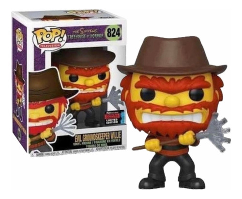 Funko Pop - Evil Groundskeeper Willie 824 Nycc The Simpsons