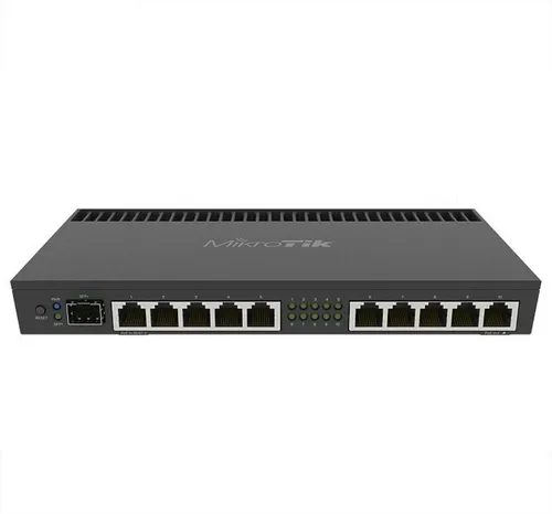 Router MikroTik The 4011 Series RouterOS v7 RB4011iGS+RM negro