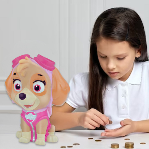 Boneco De Vinil Cofrinho Patrulha Canina Skye Poupatrulha