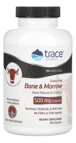 Trace Minerals Bone E Marrow 500mg 180 Cáps Importado