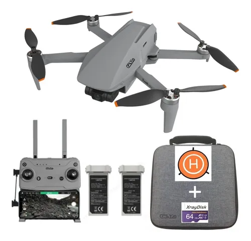 Drone Cfly Faith Mini 5g 2bat 3km 4k 3 Eixos 26min Nf