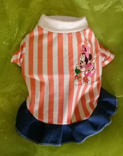 Vestido Para Mascota Minnie Ropa Perros Y Gatos