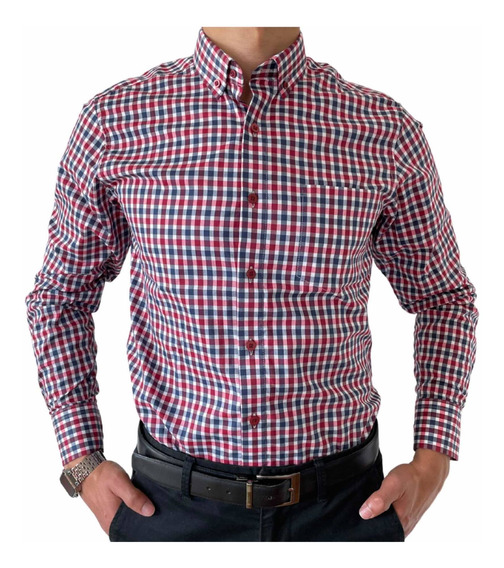 Camisa Cuadros Hombre Slim Fit - Las Vegas