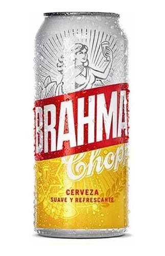 Cerveza Brahma Rubia Lata 473ml Pack X12 Unidades