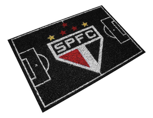 Alfombra Capacho Fun Soccer Team São Paulo Campo