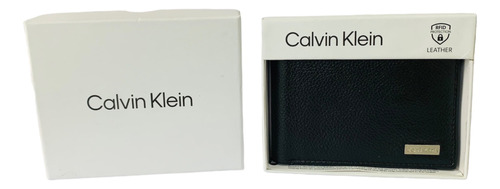 Billetera Calvin Klein De Hombre Cuero Genuino