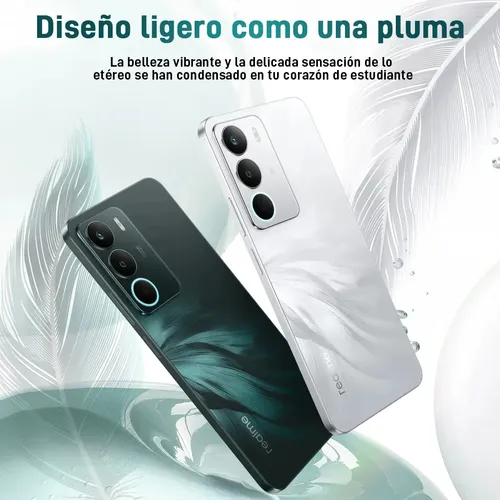 Smartphone verde Realme C71 6gb 128gb 6.67 120hz 6300mah 45w Dual