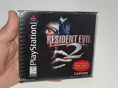 Resident Evil 2 Black Label Ps1 Mídia Preta