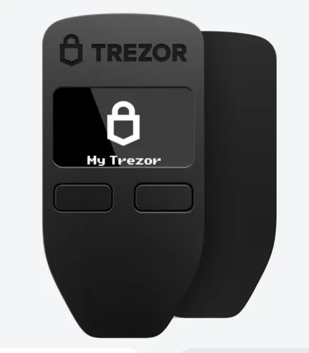 Trezor One Billetera Cripto Usb 3.2  Negra