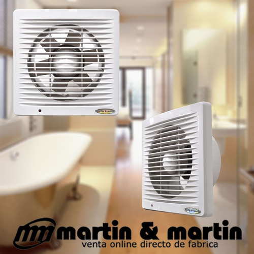 Imagen 5 de 9 de Extractor De Aire Baño 6´´ Martin & Martin Motor Potenciado