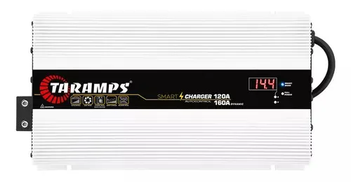 comprar Fonte Automotiva 120 a 160 Amperes Smart Charger 120a Carregador De Baterias Inteligente Bivolt 120amperes Taramps