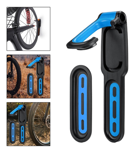 Imagen 9 de 12 de Estante De Almacenamiento Para Bicicletas Para Azul Negro