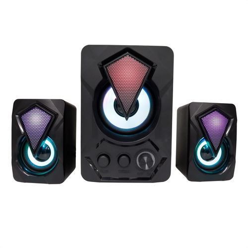 Sistema De Parlantes 2.1 G3 Rgb, 11 Watts Rms, Usb / 3.5mm