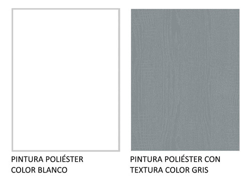 Ropero Closet Madesa 3 Puertas 1 Espejo Bg 02 Color Blanco/Gris