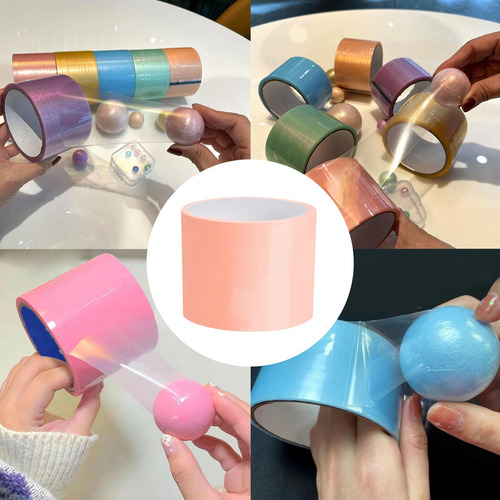 Sticky Ball Rolling Tape Relajante Juguete Educativo
