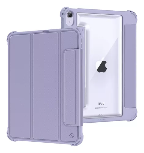 Fintie Funda transparente para iPad Air de 5ª generación (2022) / iPad Air  de 4ª generación (2020) de 10.9 pulgadas, cubierta trasera transparente con