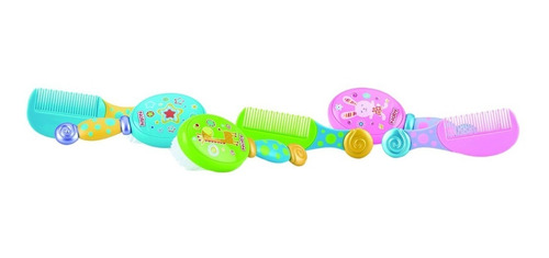 Imagen 7 de 7 de Set Cepillo Y Peine Para Bebe Nuby Anatomicos Bpa Free 744