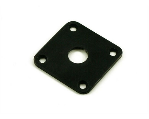 Porta Jack Cubre Jack Plastico Color Negro Les Paul