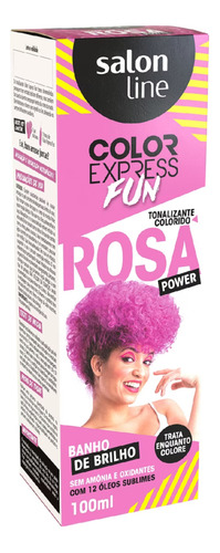 Kit Tintura Salon Line  Color express fun tom rosa power