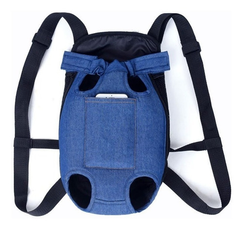 Imagen 2 de 5 de Mochila Canguro Moto Bici Transportadora Perro Gato Small