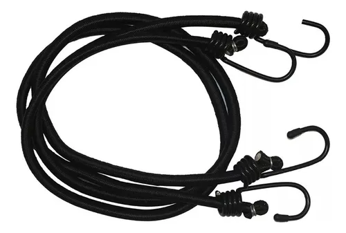 Kit 10 Tensores Elasticos Con Ganchos Metalicos 75cm Qkl