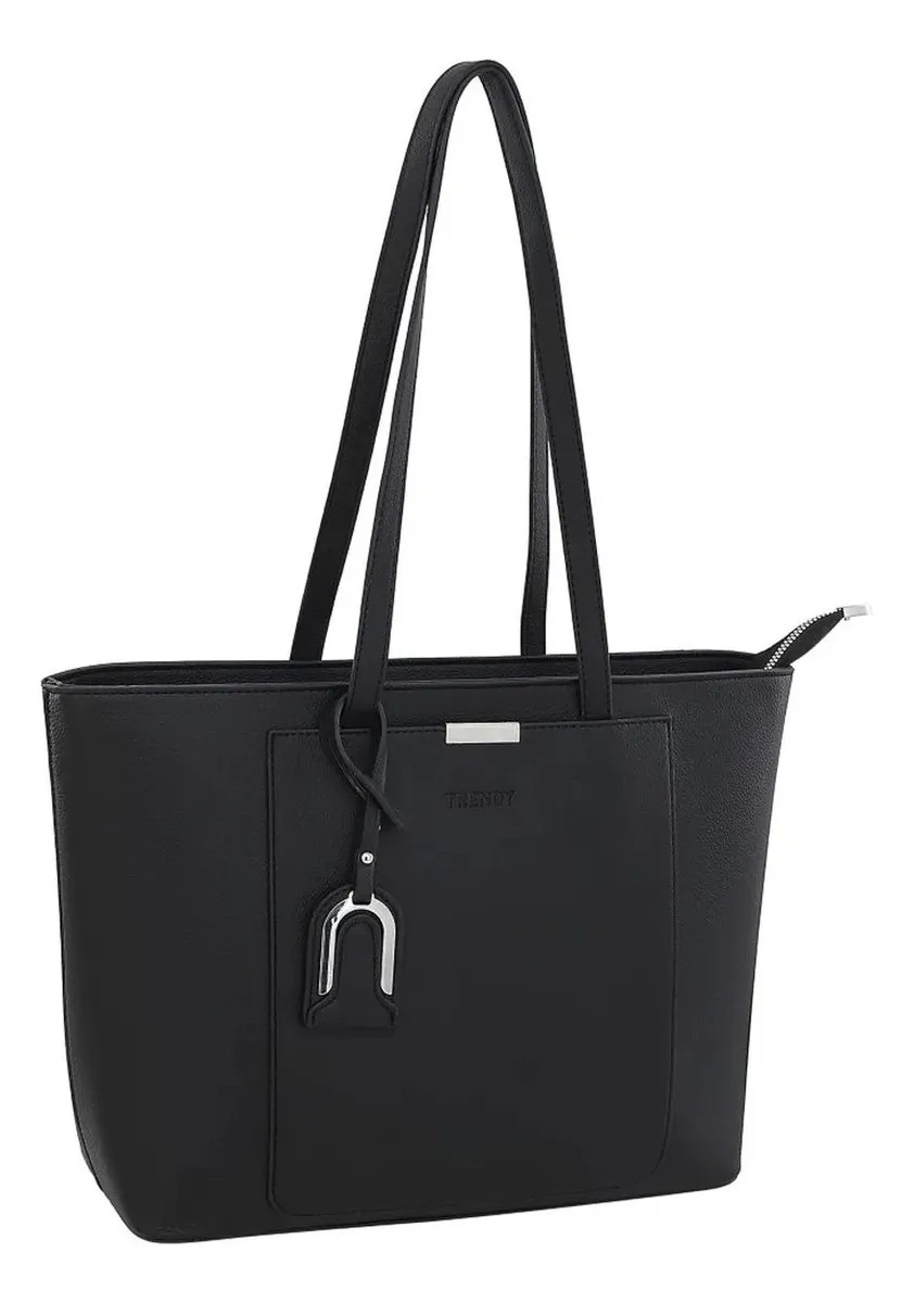 Cartera Trendy Mod. 32070, Cuero Pu, Color Hueso. Hueso Liso Níquel