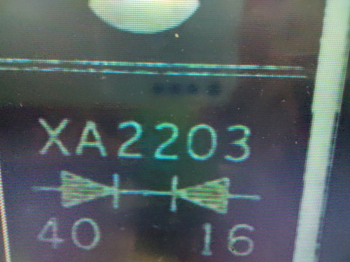 Diodo Xa2203 Xa 2203 Envio Por Carta Registrada