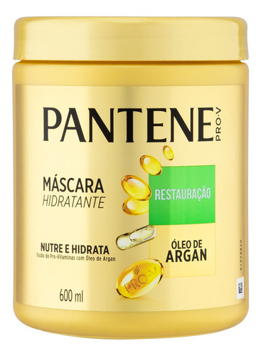  Máscara de tratamento Pantene Restauração restauração de 600mL